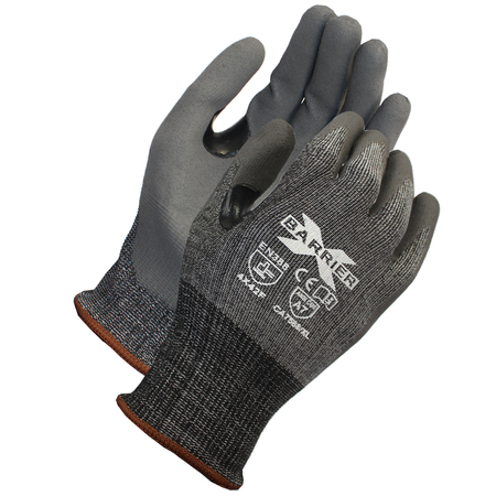 XBARRIER A7 Cut Resistant, Gray Textreme, Luxfoam Coated Glove, 2XL CA7588R2XL3